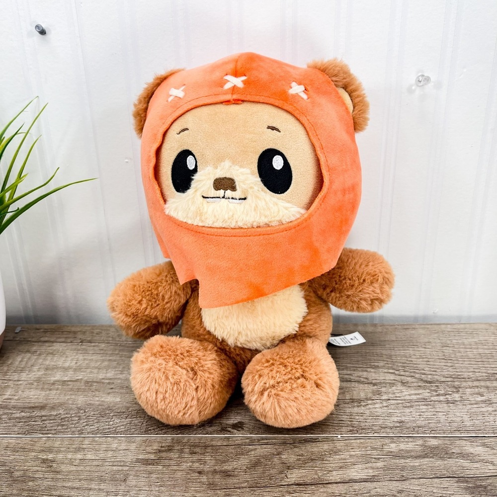 EWOK Plush Stuffed Animal with Hood Star Wars Mattel 10.5 inch Plush
